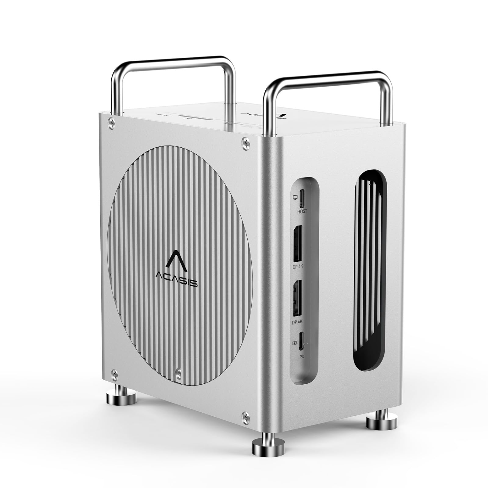 ACASIS 40Gbps Mac mini M4ドッキングステーション ACASIS 40Gbps Mac mini M4 Dock & Stand with Dual-Bay NVMe SSD